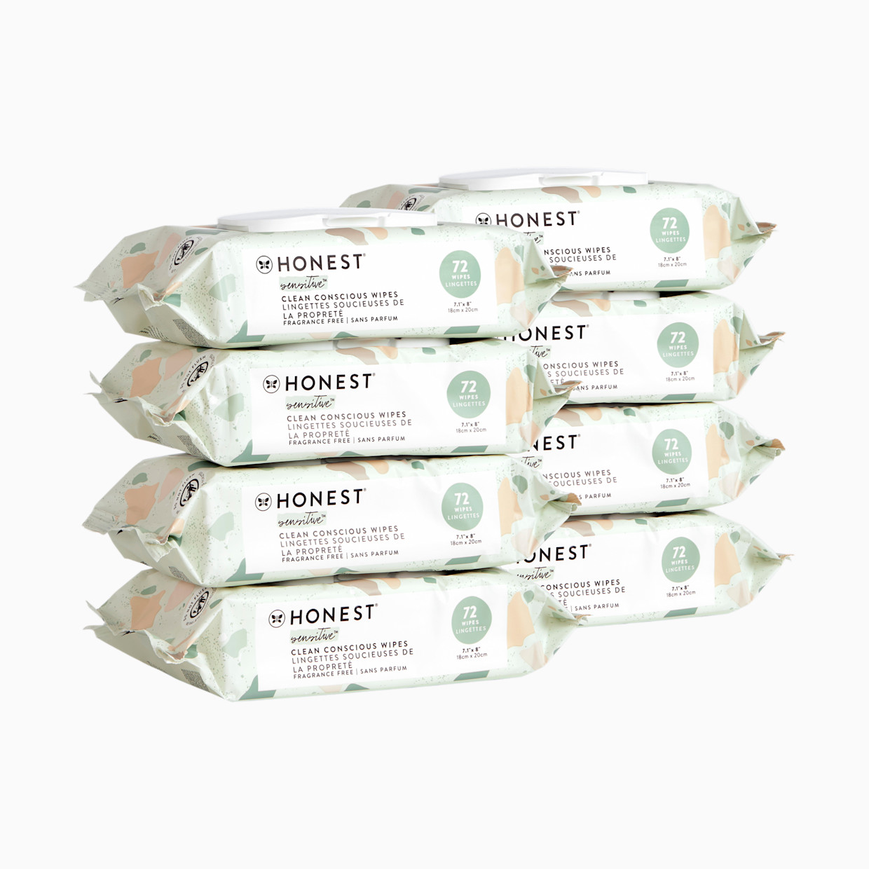 The Honest Company Baby Wipes - Geo Mood, 576 Count.