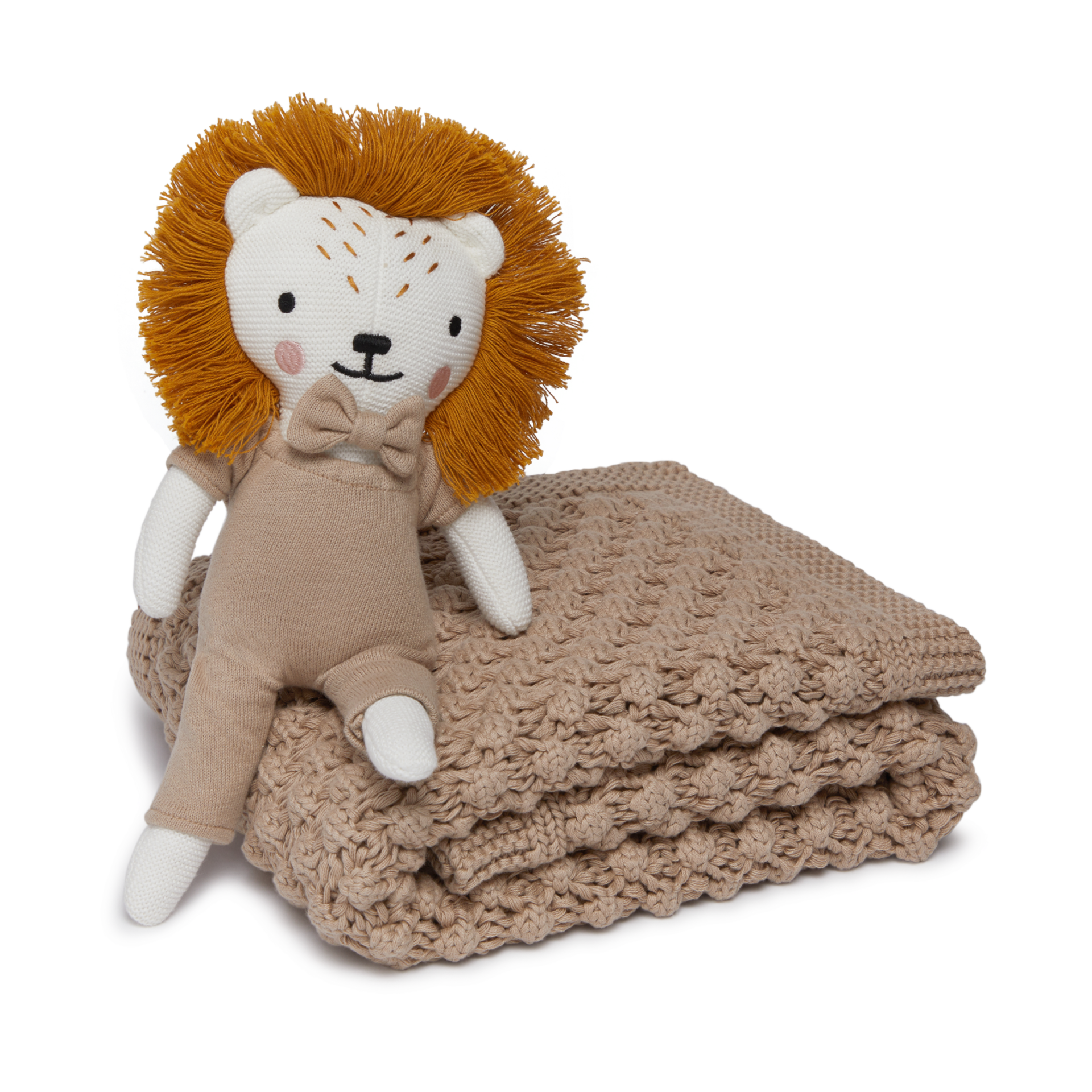 Loomsake 2-Piece Chunky Blanket Set.