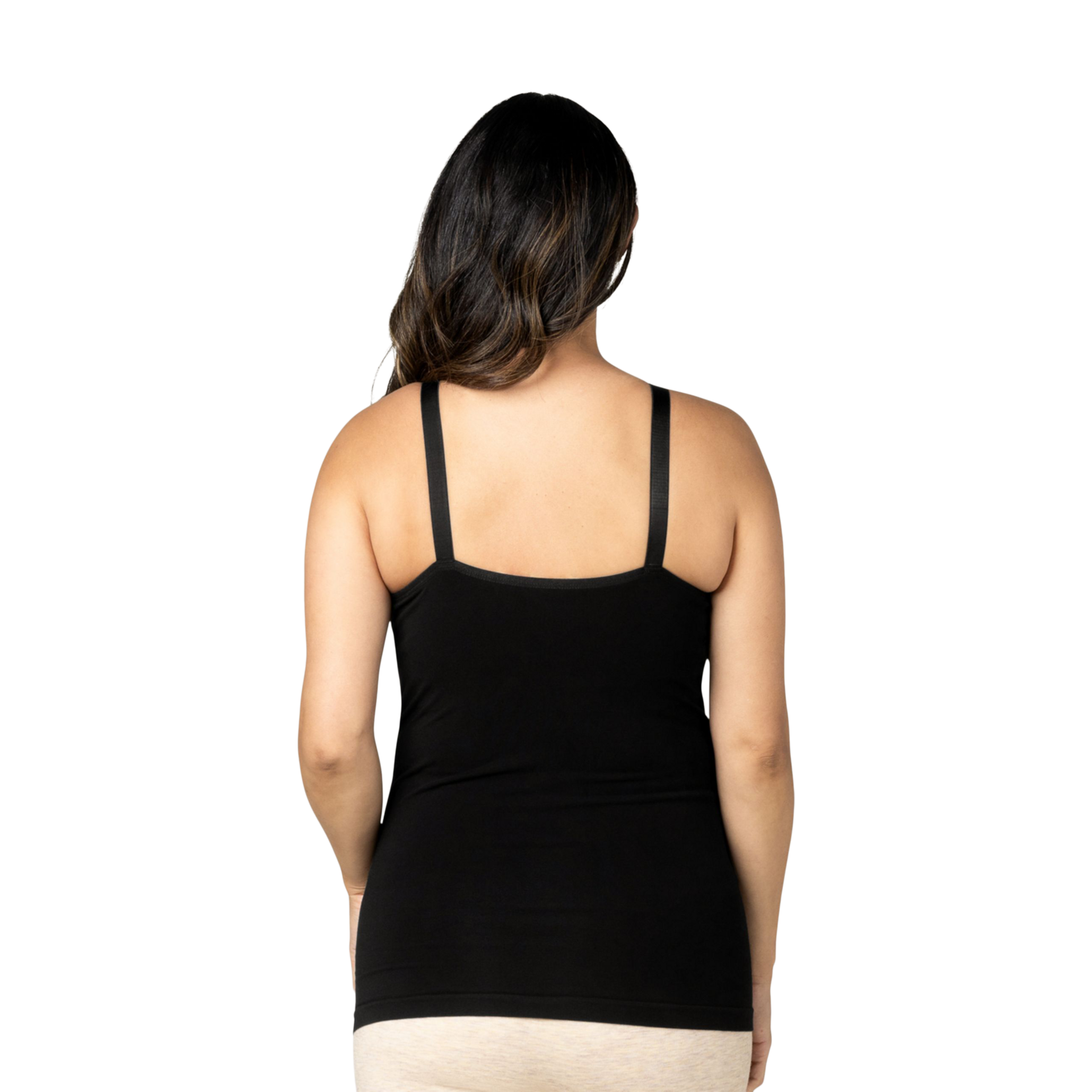 Kindred Bravely Sublime Bamboo Hands-Free Pumping & Nursing Cami - Black, Small.
