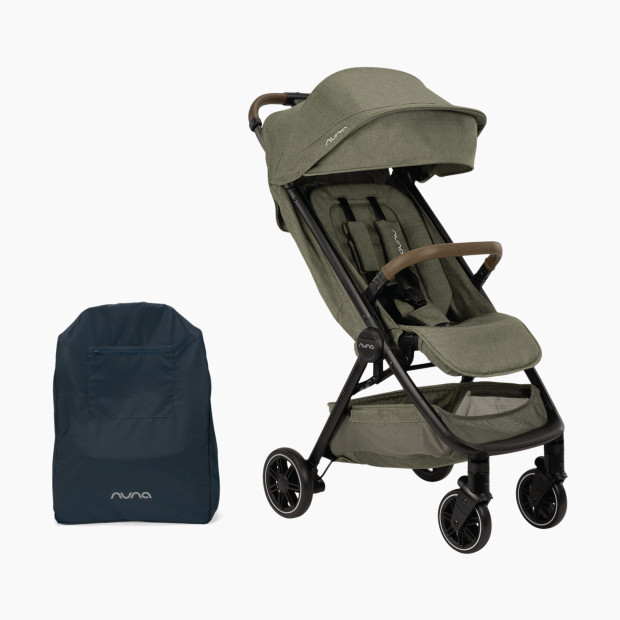 Nuna Nuna x Babylist TRVL Easy Fold Compact Stroller & Carry Bag - Pine.