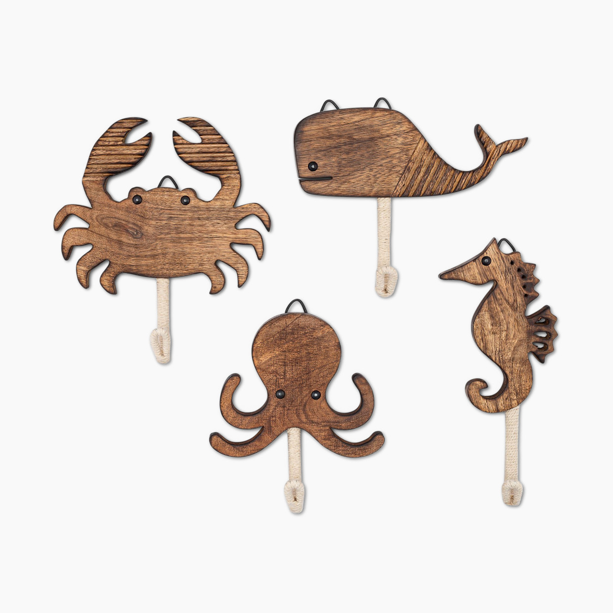 Crane Baby Cove Sea Life 4-Piece Motifs Wall Decor - Cove.