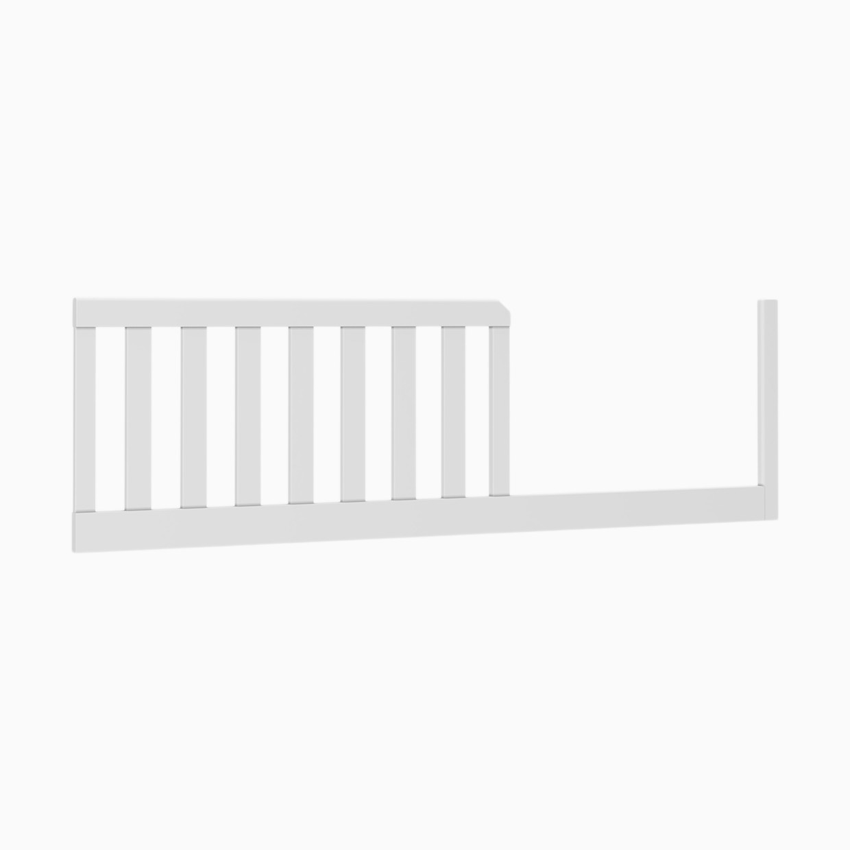 dadada 3-in-1 Toddler Bed Conversion Kit - White.