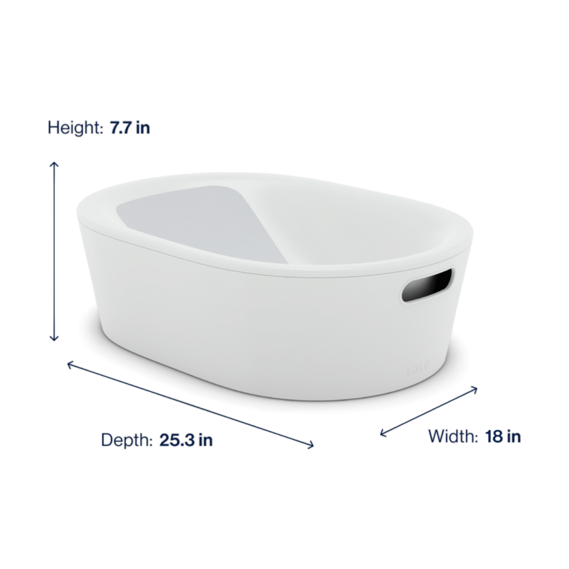 Lalo Bathtime Full Kit - Tub & Accessories - Coconut.