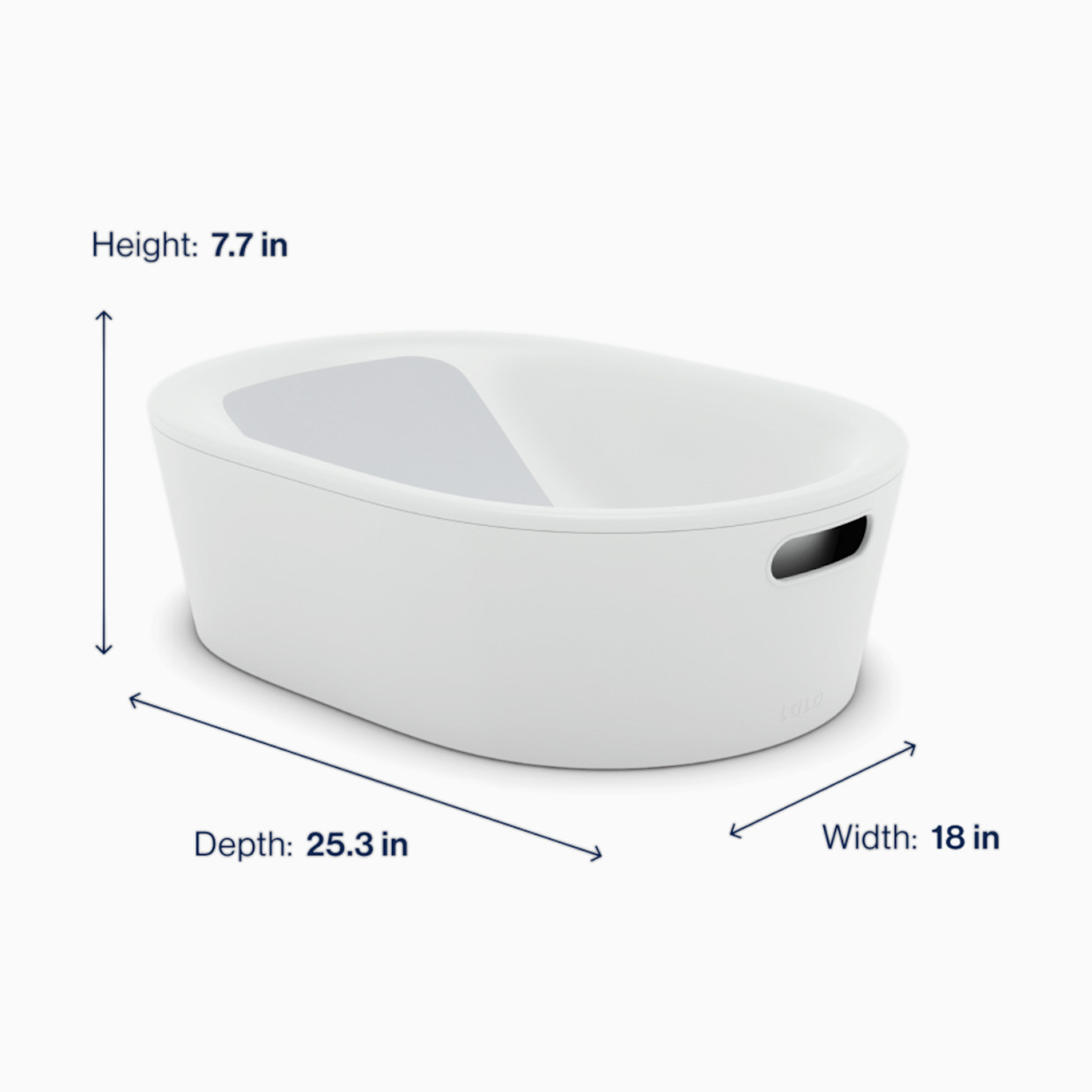 Lalo Bathtime Full Kit - Tub & Accessories - Coconut.