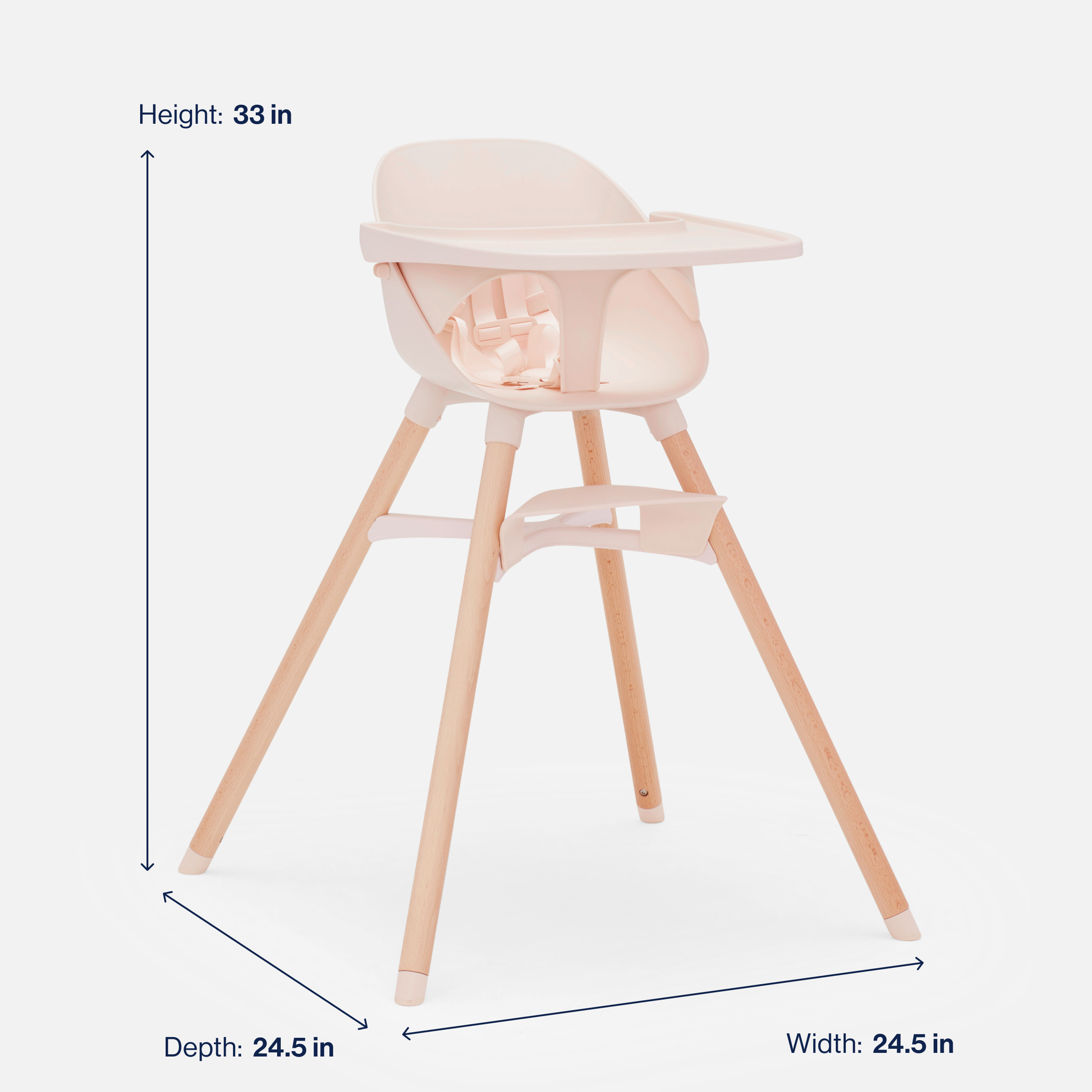 Lalo High Chair Grapefruit Babylist Shop