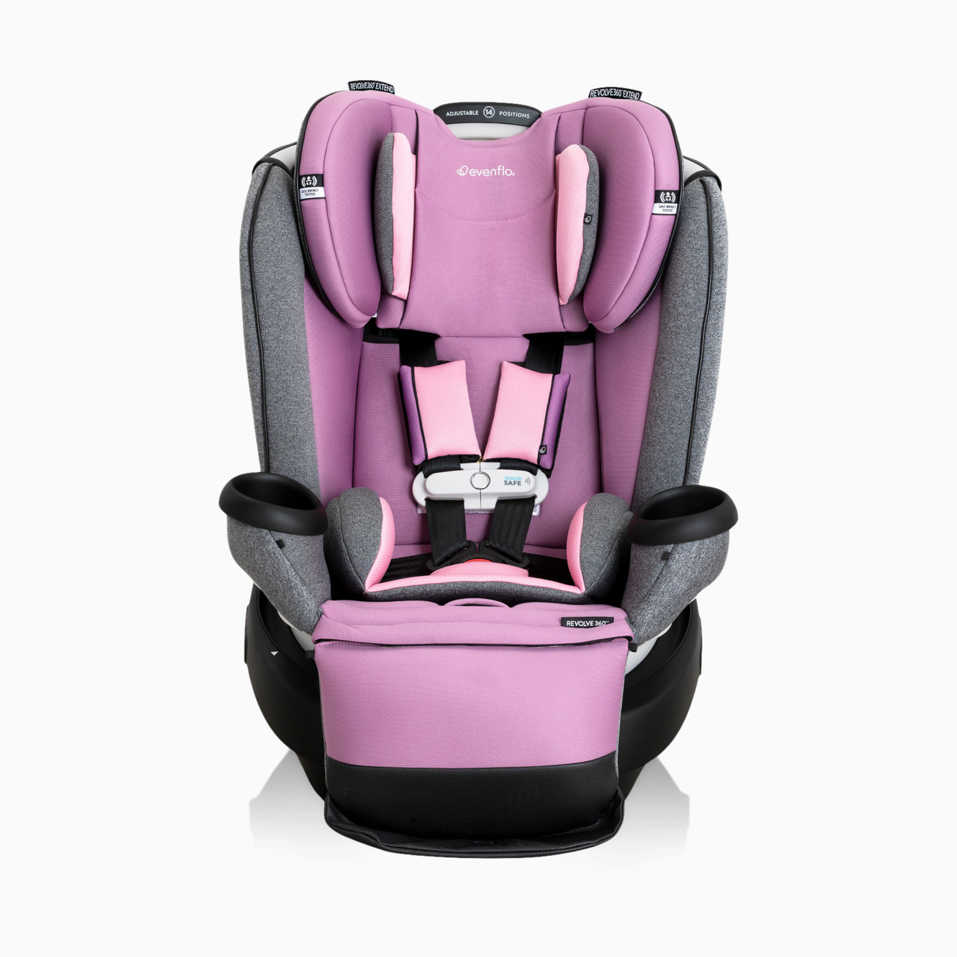 Evenflo Gold Revolve 360 Extend Rotational All-in-One with SensorSafe -  Opal Pink | Babylist Shop