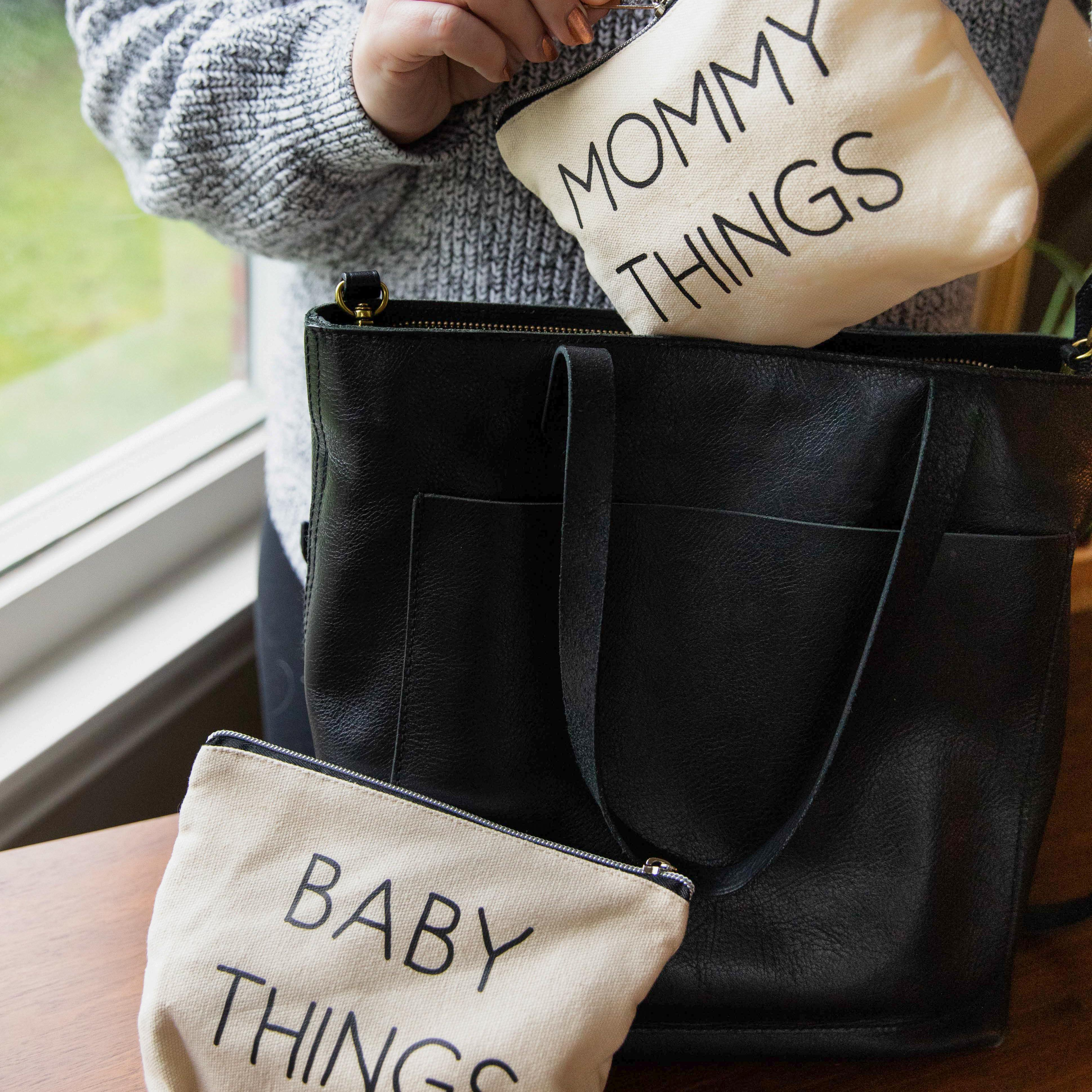 Pearhead Mommy And Baby Travel Pouch.