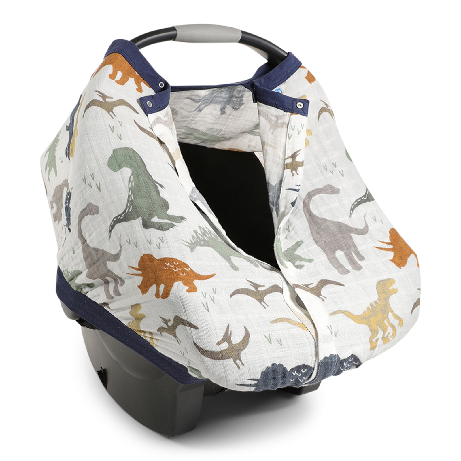 Little Unicorn Cotton Muslin Car Seat Canopy Dino Friends Babylist Shop