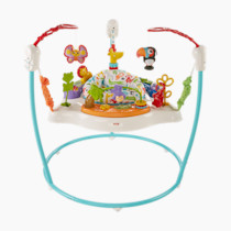 Fisher-Price Baby Bouncer Animal Activity Jumperoo Musical Play Center with Lights Sounds & Developmental Toys