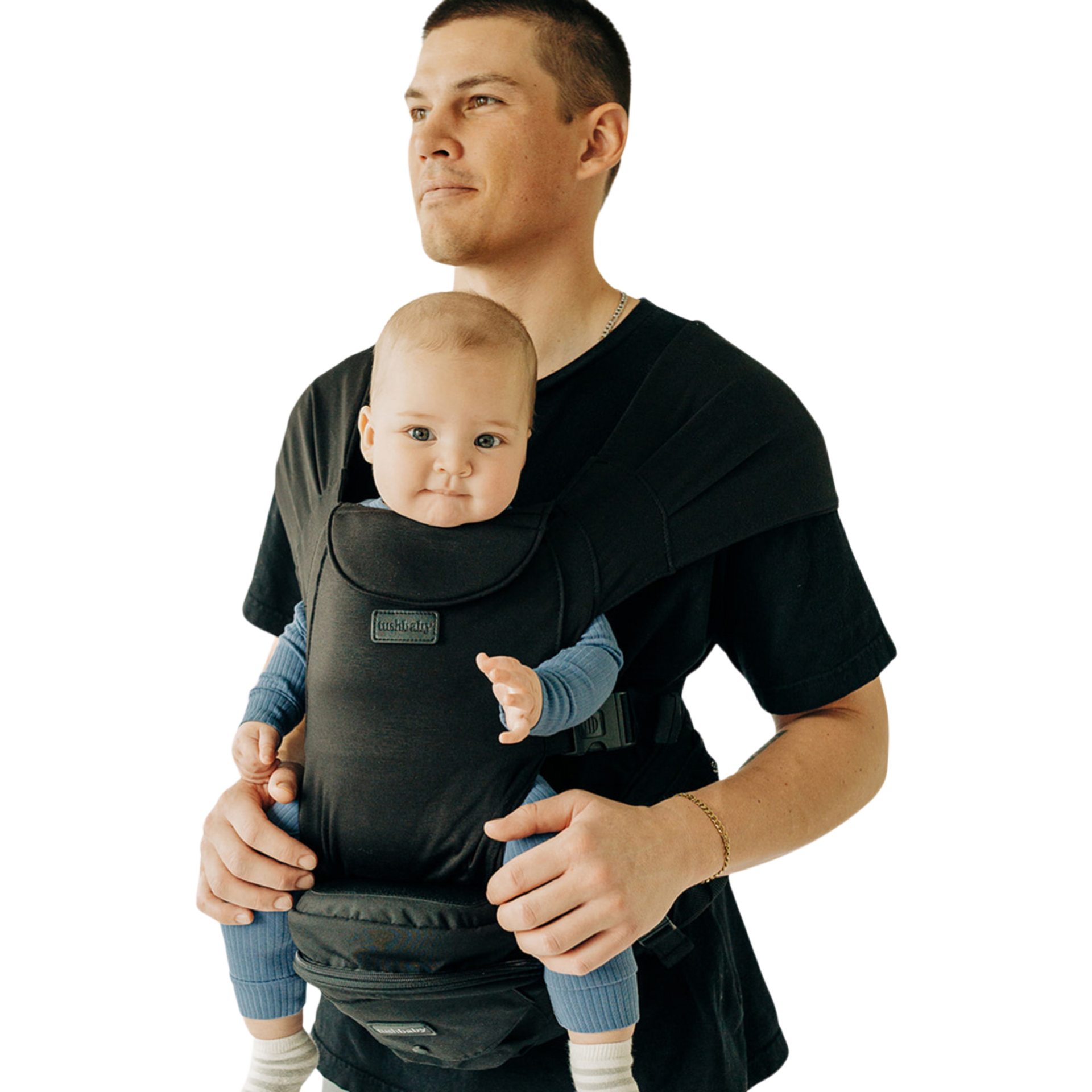 Tushbaby Hip Seat Hands-Free Attachment - Black.