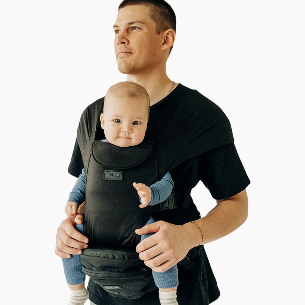 Tushbaby Hip Seat Hands-Free Attachment - Black.