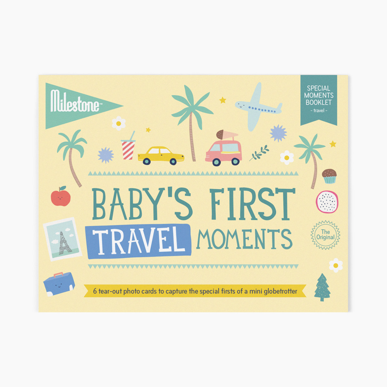 Milestone Baby's First Travel Photo Card Booklet.