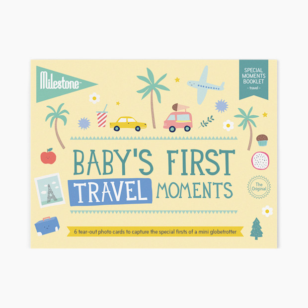 Milestone Baby's First Travel Photo Card Booklet.