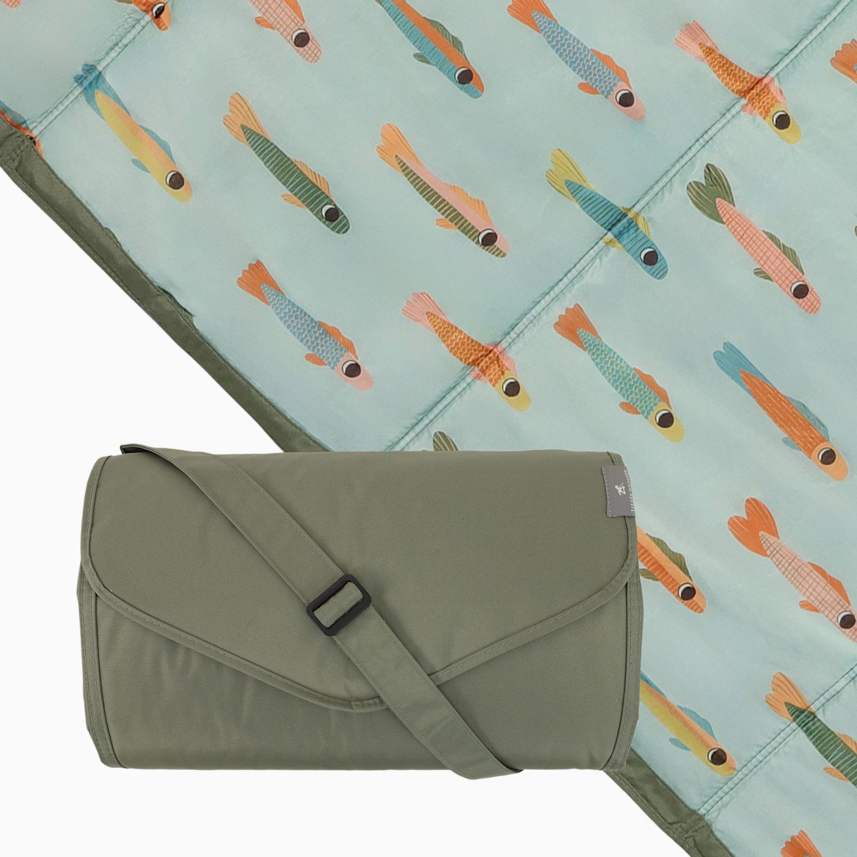 Little Unicorn Outdoor Blanket - Minnow Pond, 5 X 5 Ft.