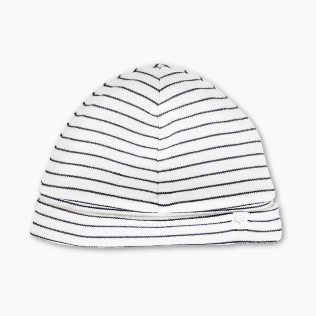 MORI Baby Hat - Grey Stripe, Nb.