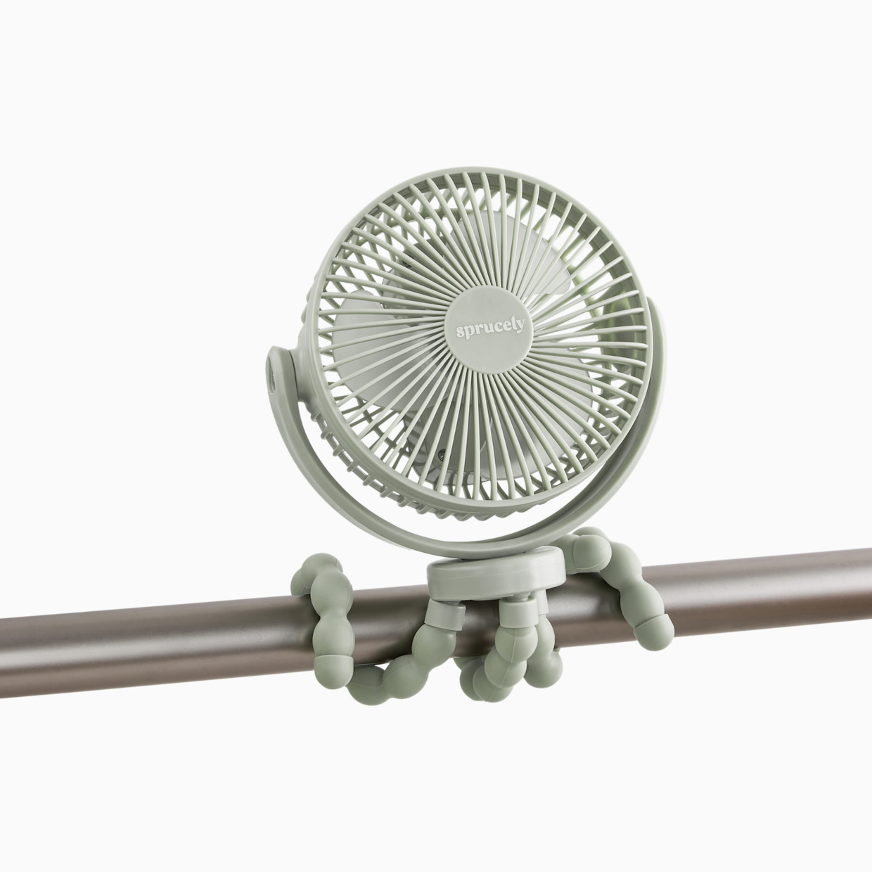 Sprucely Portable Stroller Fan - Sage.