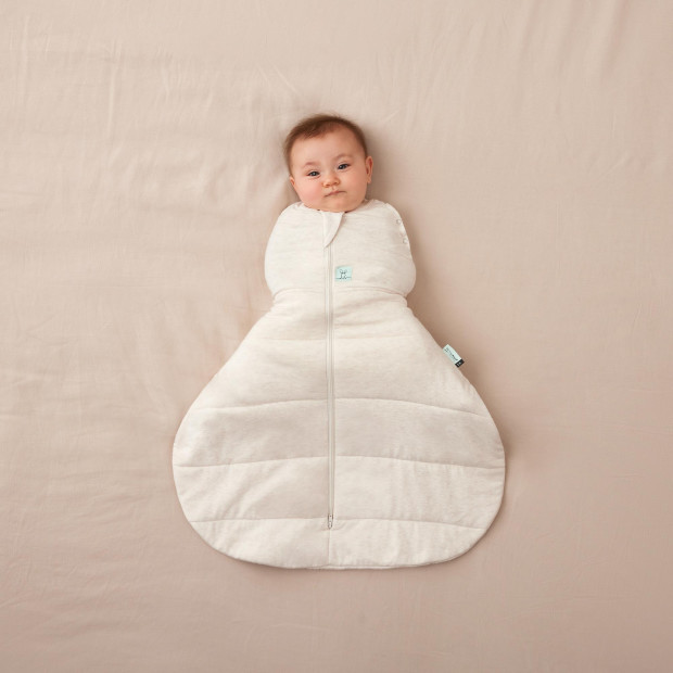 ergoPouch Cocoon Hip Harness Sack 2.5 Tog - Oatmeal Marle, 6-12 M.