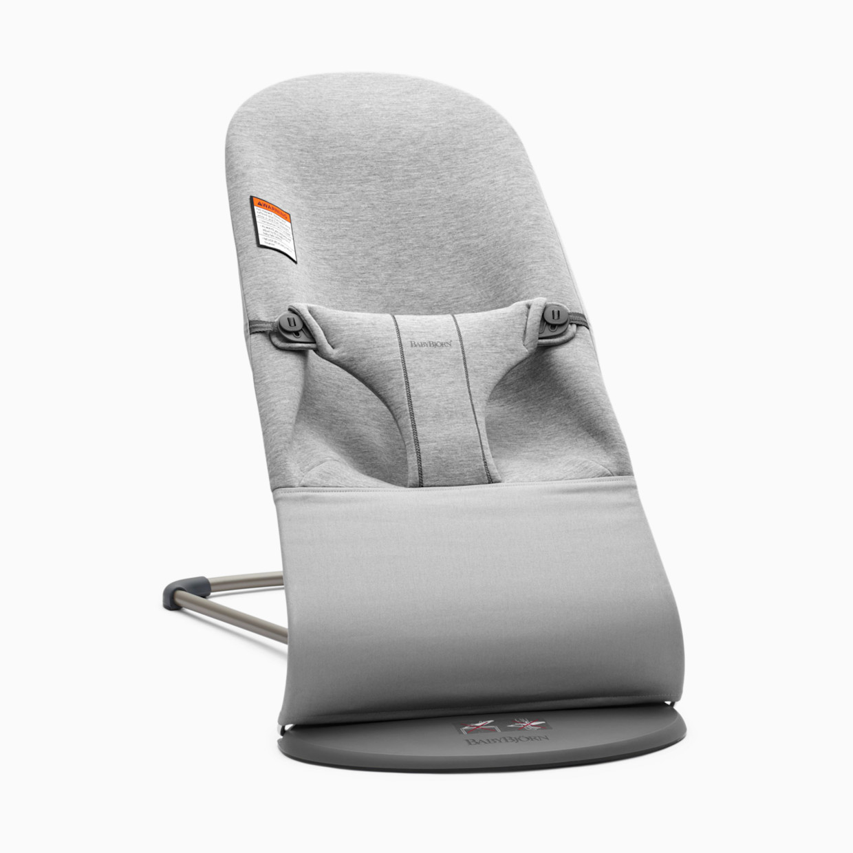 BabyBjörn Bouncer Bliss - Light Gray 3 D Jersey/Dark Gray Frame.
