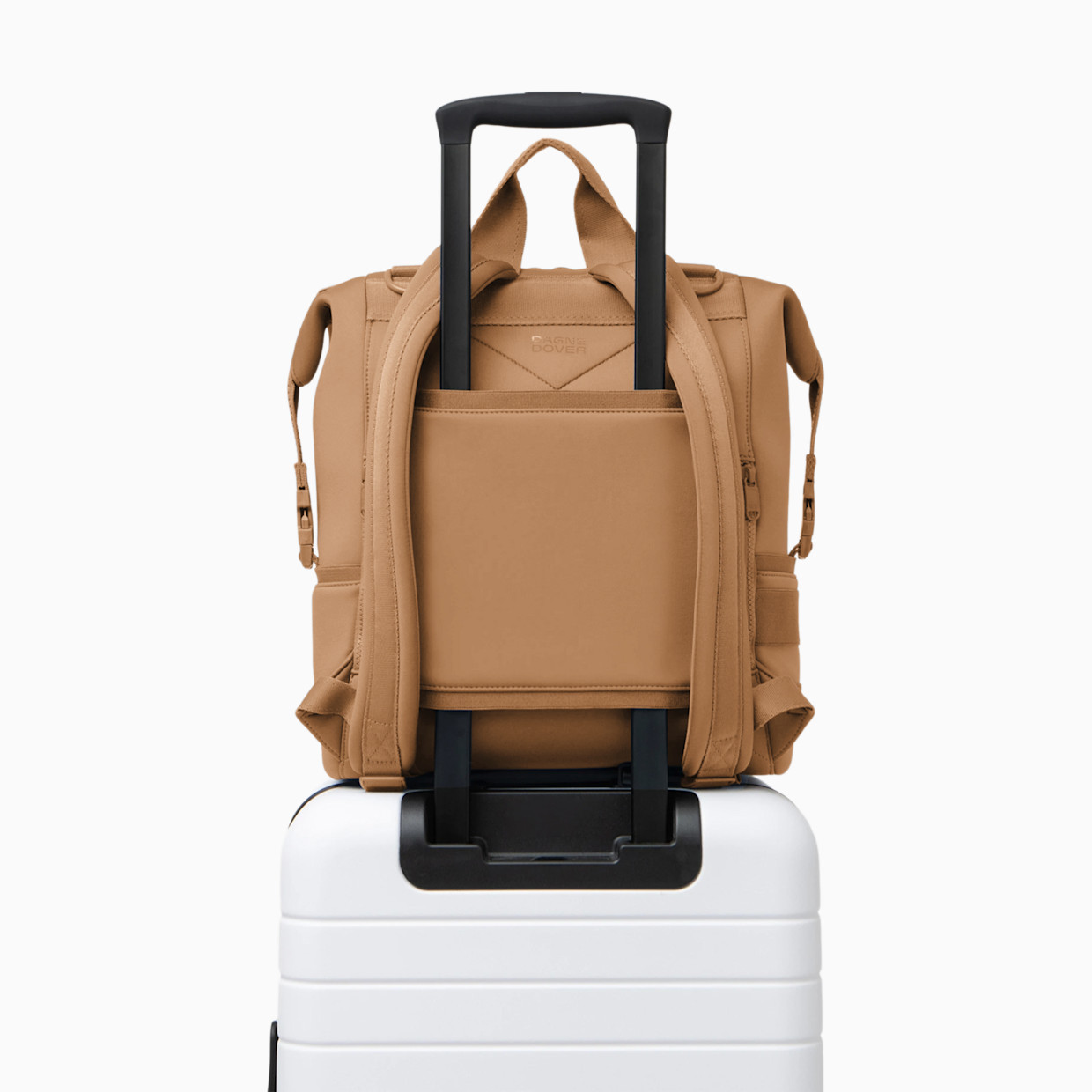 Dagne Dover Indi Diaper Bag Backpack - Camel, Large.