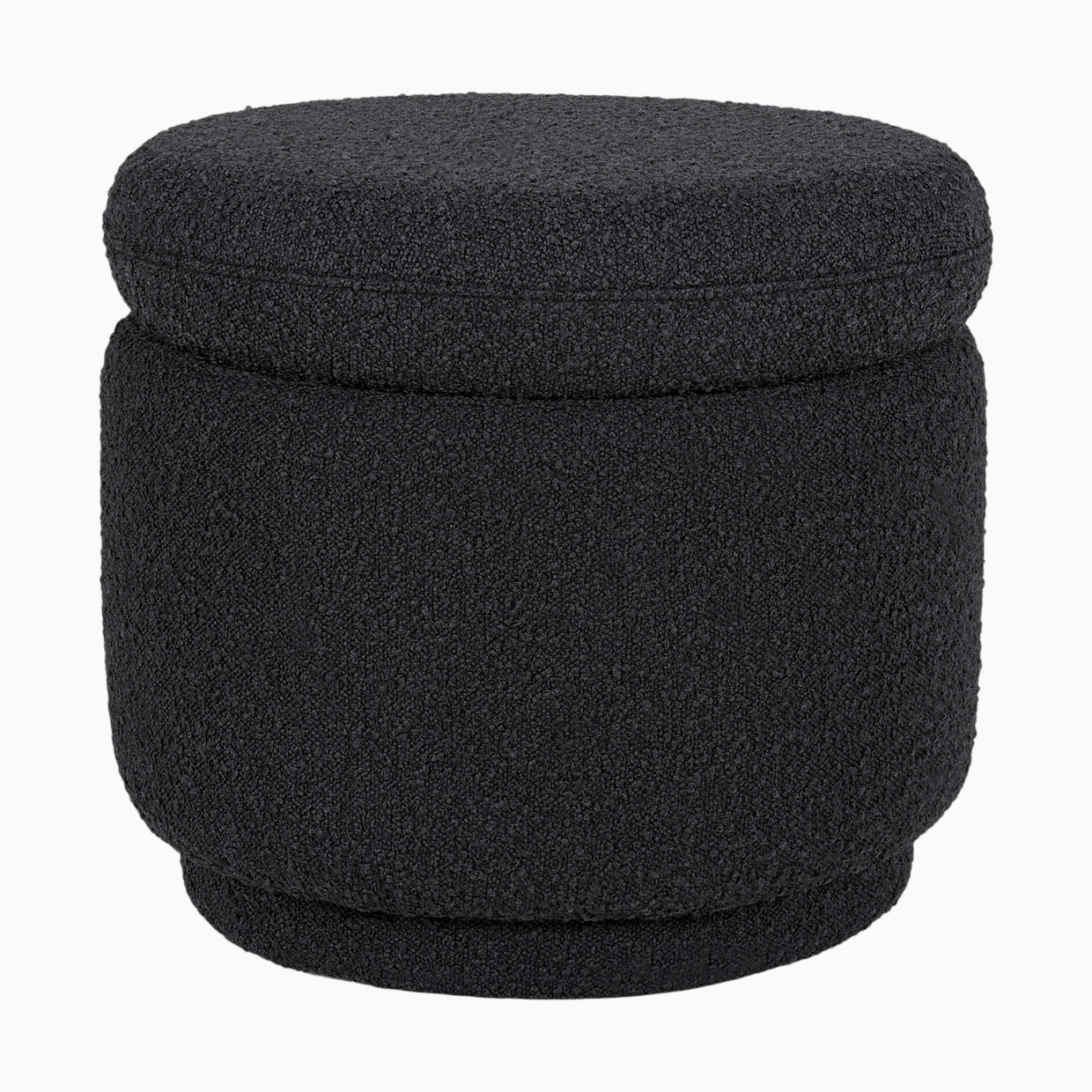 babyletto Enoki Storage Ottoman - Black Boucle.