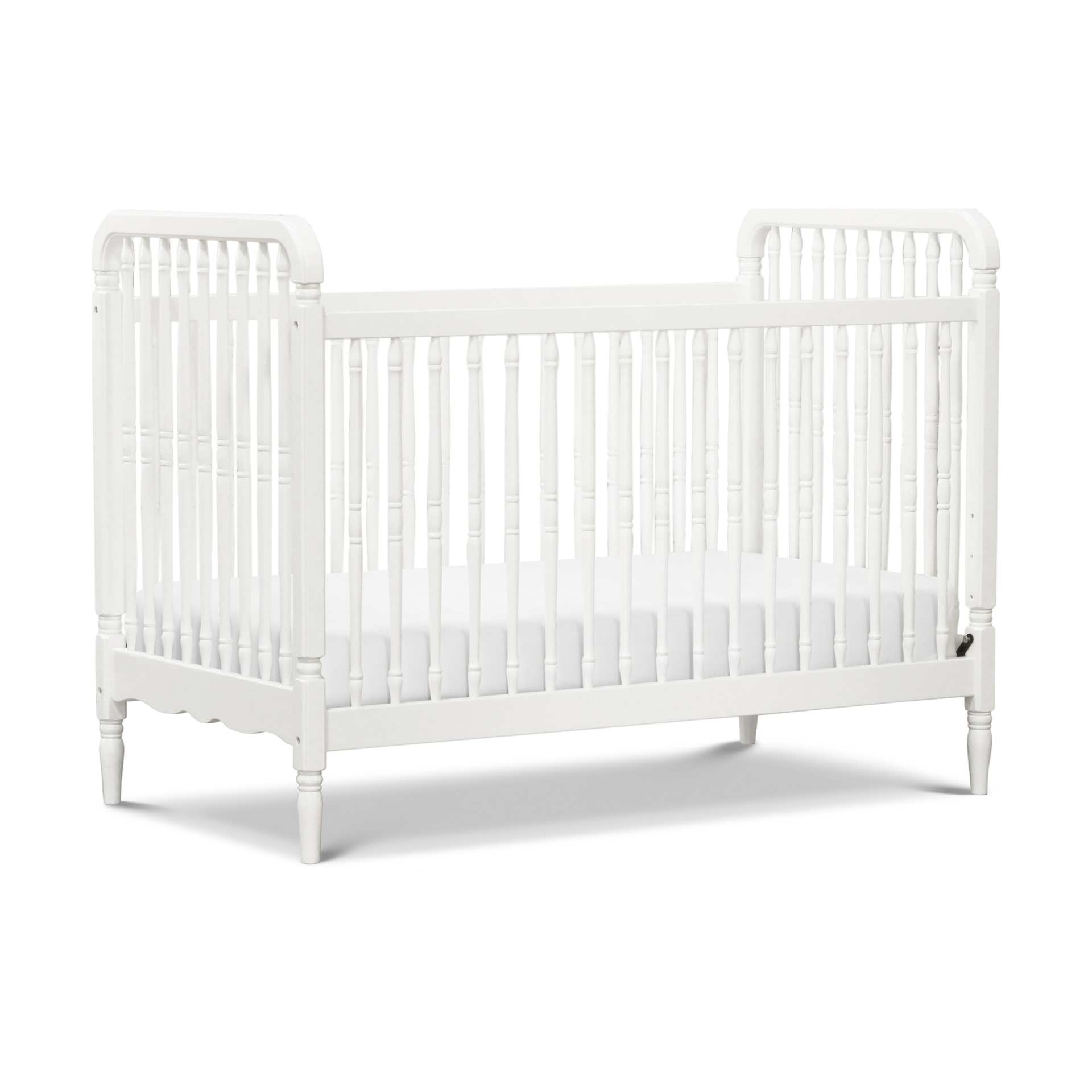 Namesake Liberty 3-in-1 Spindle Crib with Toddler Bed Conversion Kit.