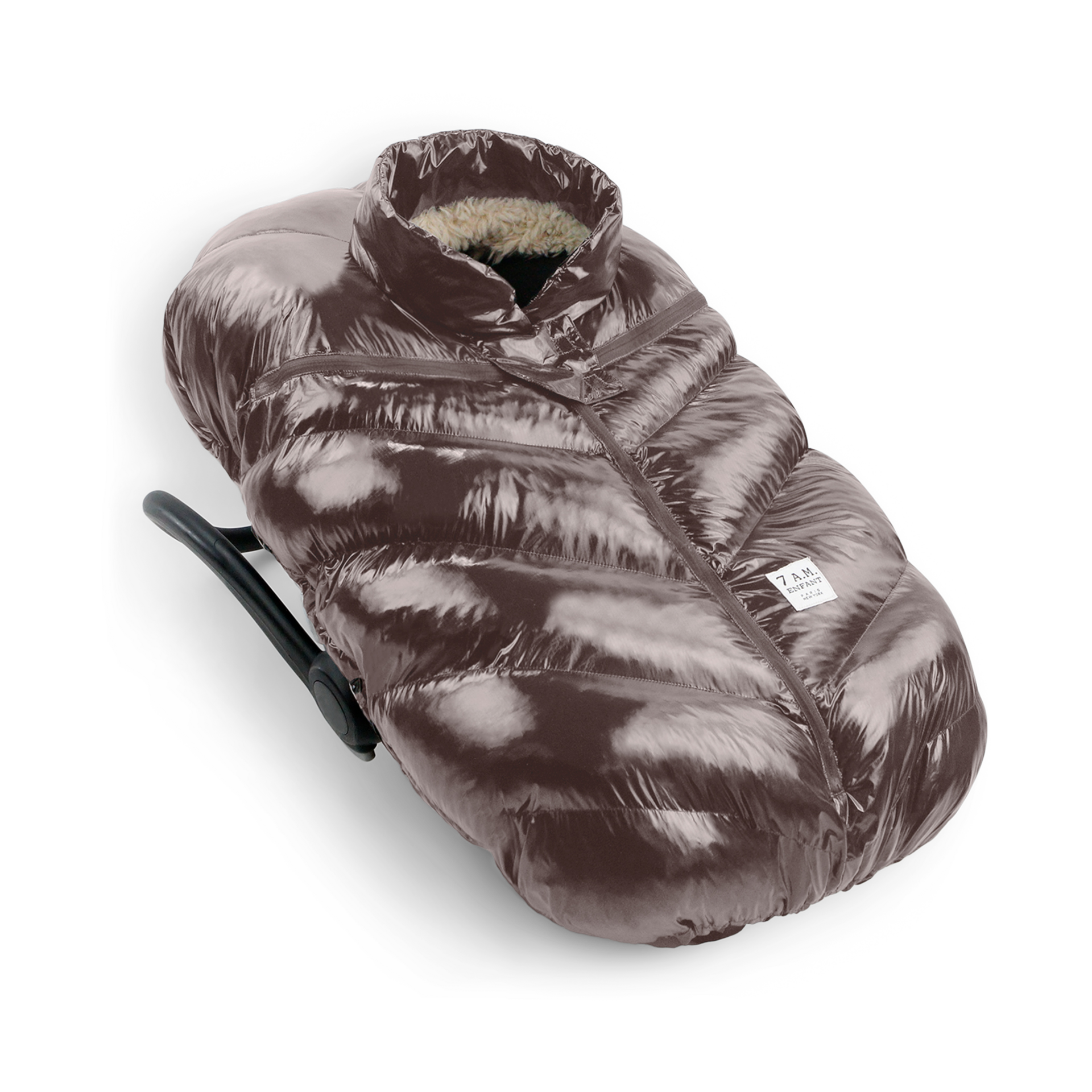 7AM Enfant Car Seat Cocoon - Brown Polar.