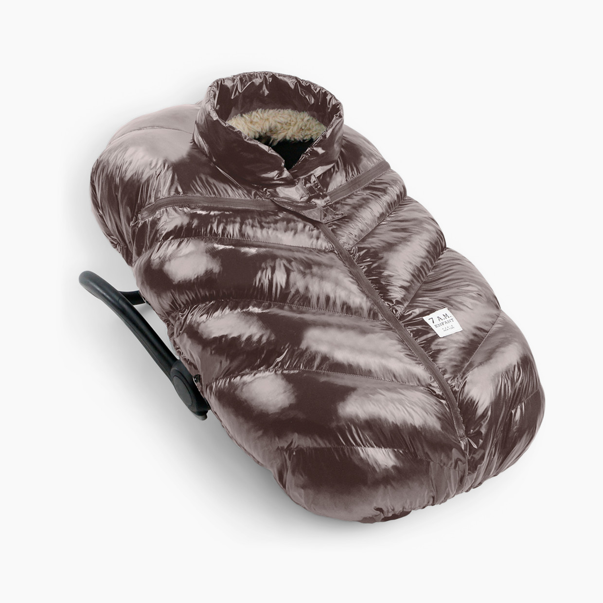 7AM Enfant Car Seat Cocoon - Brown Polar.