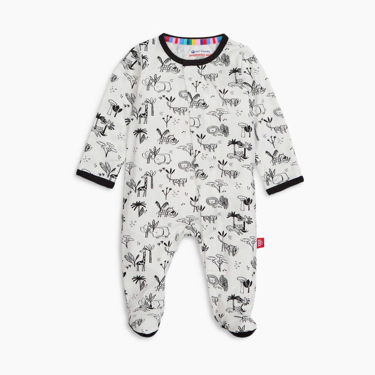 Magnetic Me Modal Magnetic Footie - Animal Safari, Newborn.