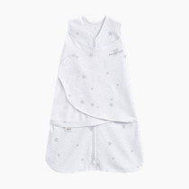 HALO 100% Cotton Sleepsack Swaddle, 3-Way Adjustable Wearable Blanket, TOG 1.5, Stardust, Small, 3-6 Months