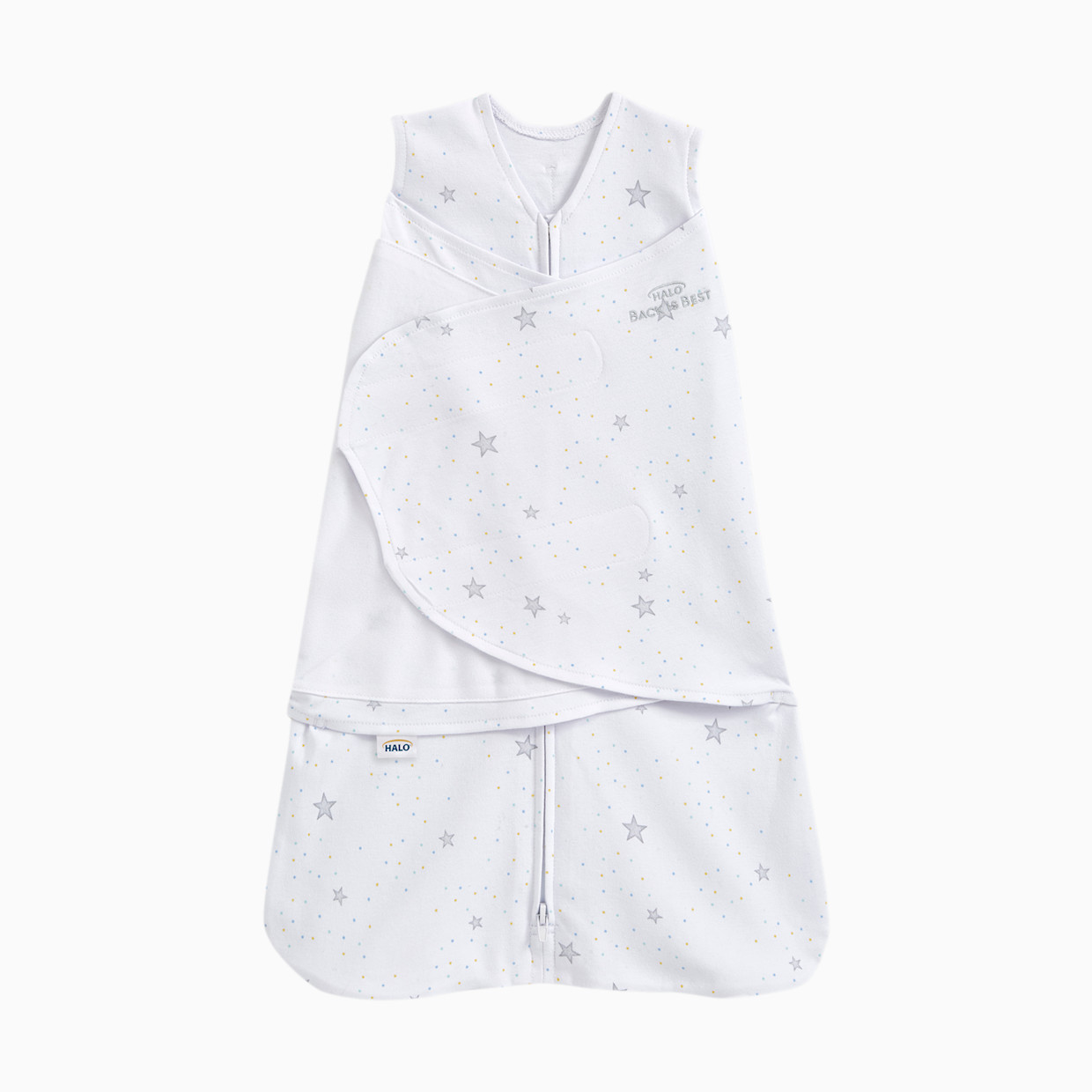 Halo SleepSack Swaddle Cotton - Stardust, Newborn.