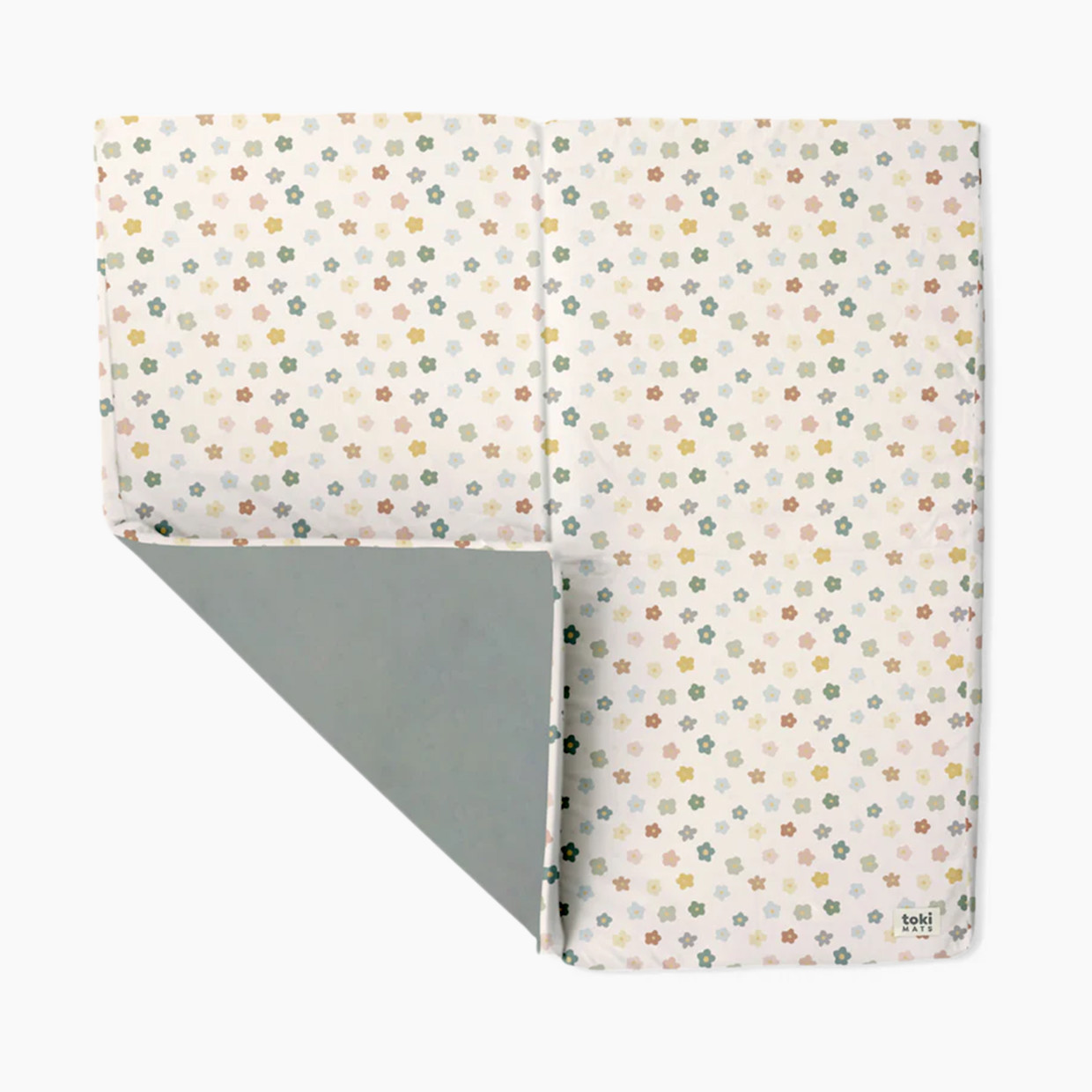 Toki Kids Mega Organic Cotton Play Mat - Playful Posies.