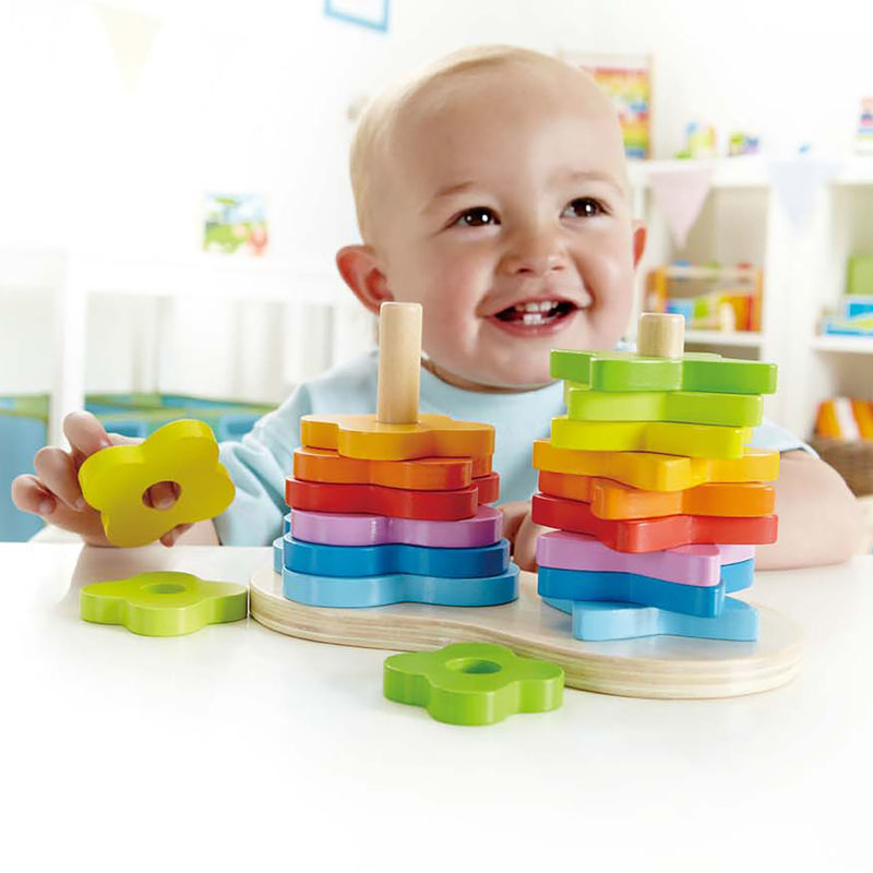 Hape Double Rainbow Stacker.