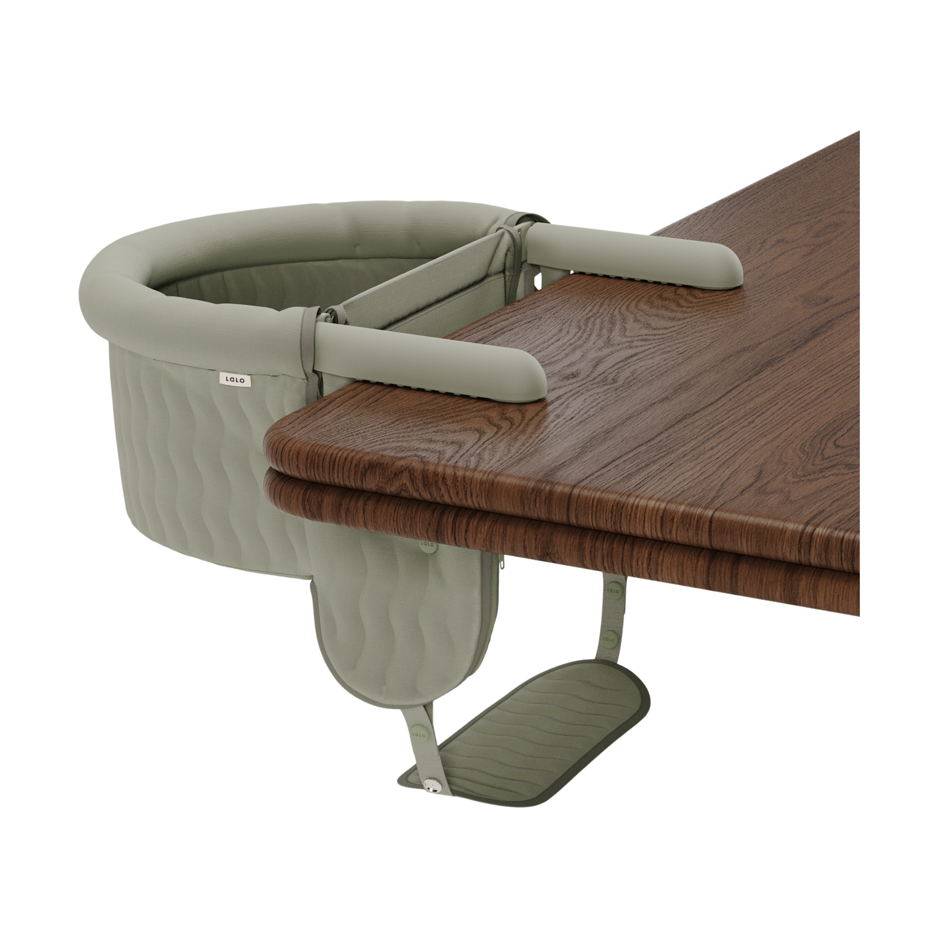 Lalo Hook-On High Chair - Sage.