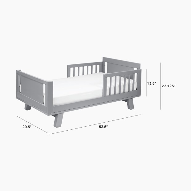 babyletto Junior Bed Conversion Kit for Hudson and Scoot Crib - Grey.