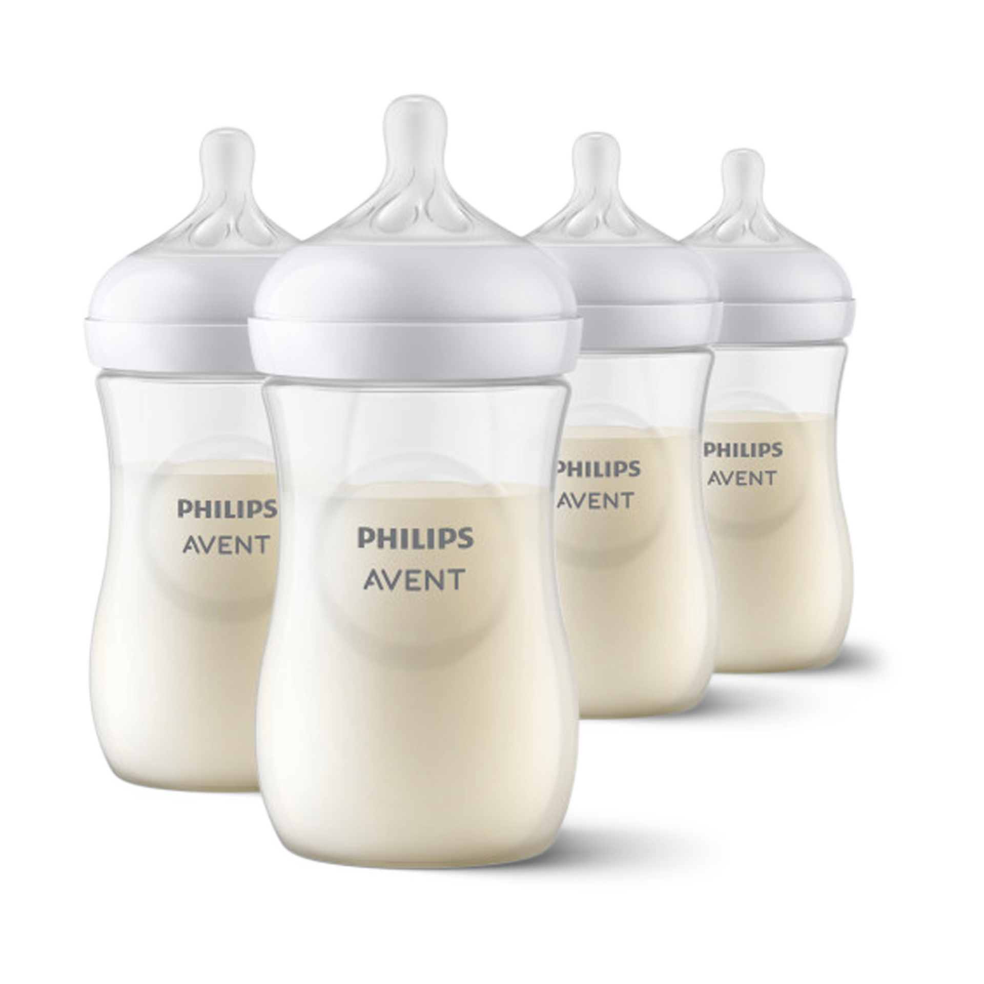 Philips Avent Natural Baby Bottle with Natural Response Nipple - Clear, 9 Oz, 4.