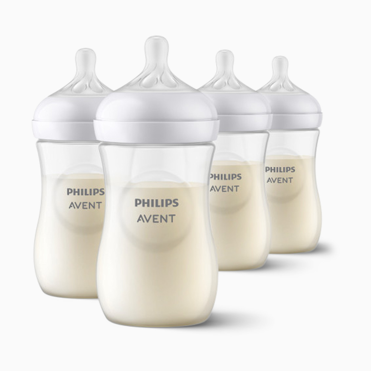 Philips Avent Natural Baby Bottle with Natural Response Nipple - Clear, 9 Oz, 4.
