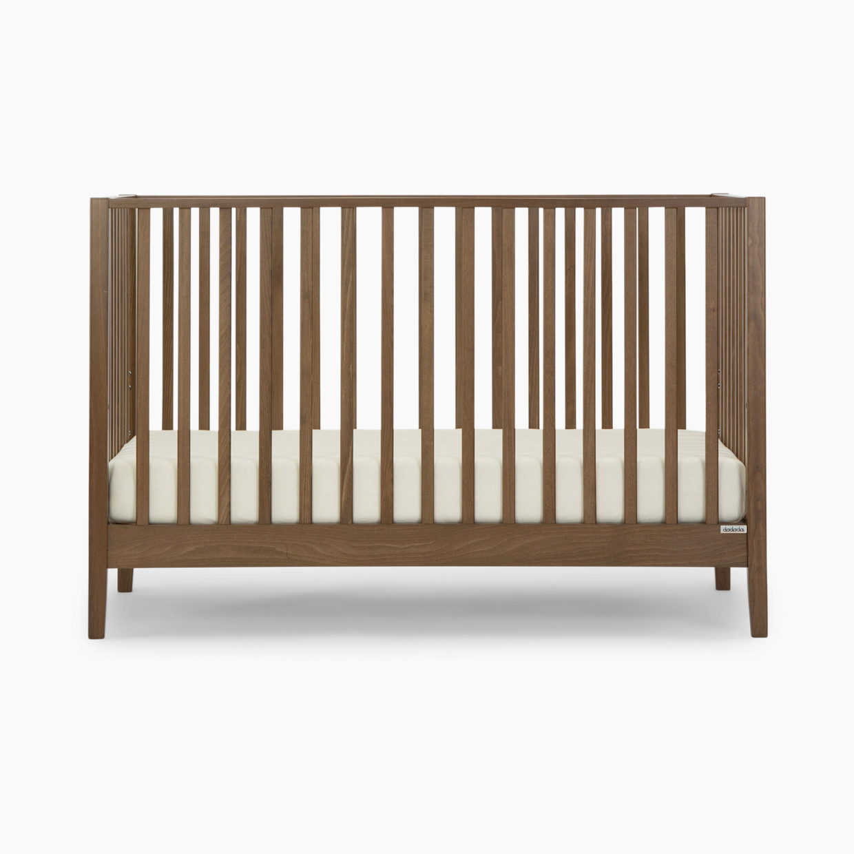 dadada LaLa 3-in-1 Convertible Crib - Walnut.