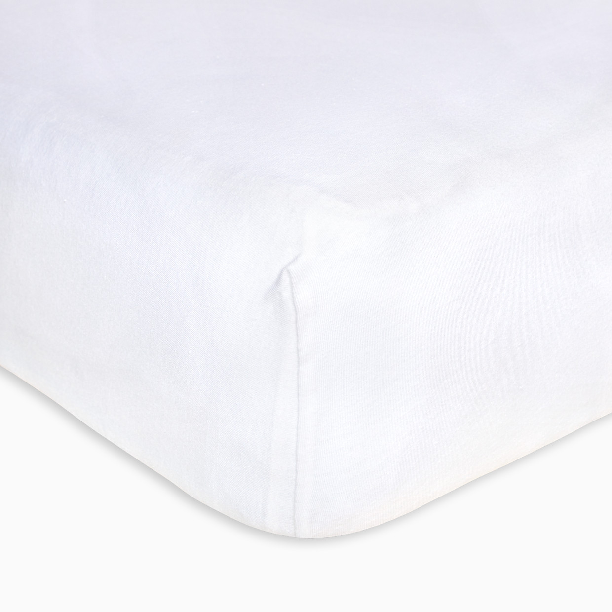 Burt's Bees Baby Organic Cotton Jersey Fitted Crib Sheet - Cloud, 1.