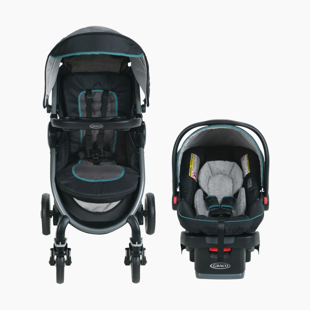Graco Fast Action 2.0 Travel System with Snugride SnugLock 35 Infant Car Seat - Darcie.