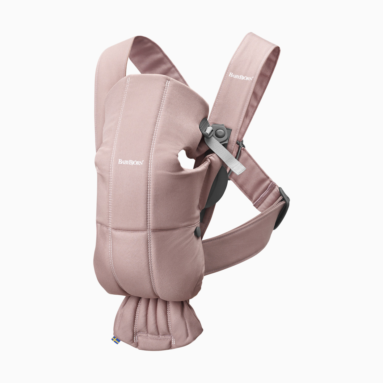 BabyBjörn Baby Carrier Mini - Dusty Pink Cotton.
