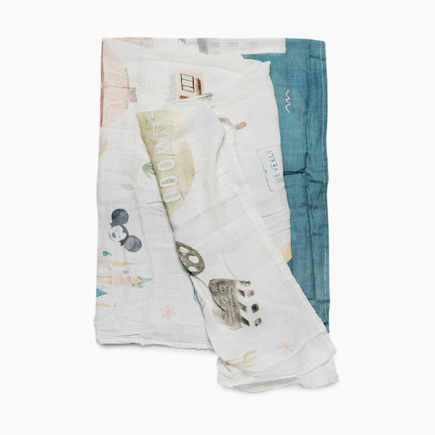 Loulou Lollipop City Muslin Swaddle Blanket - Los Angeles.