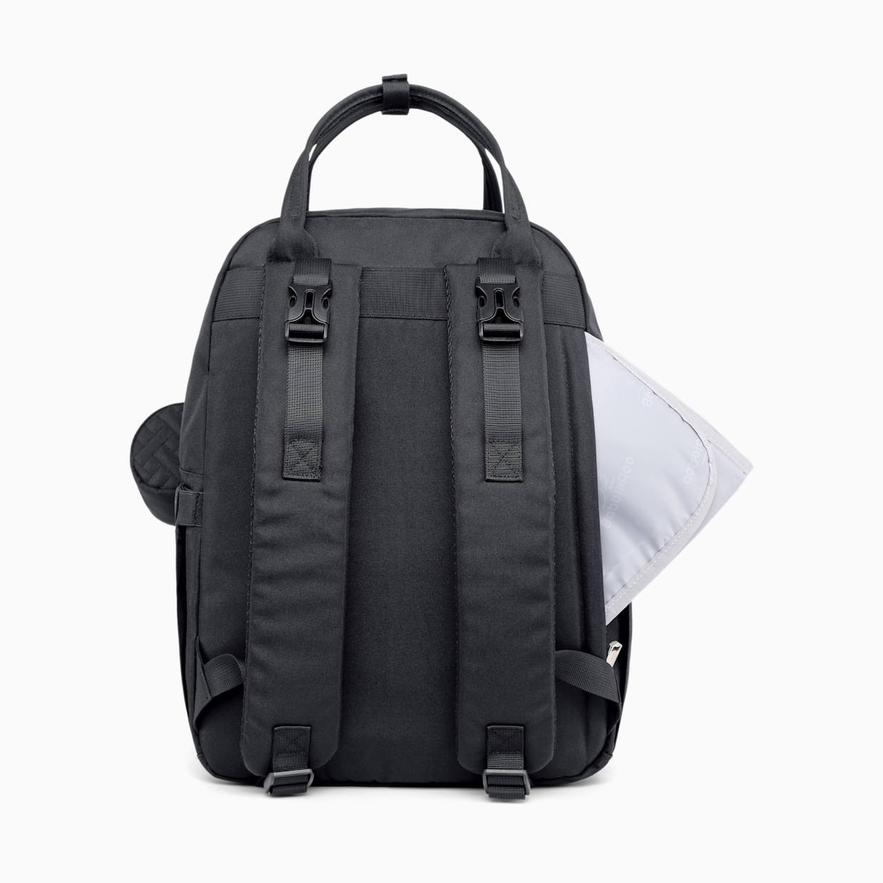 Babbleroo Original Diaper Bag Backpack - Black.