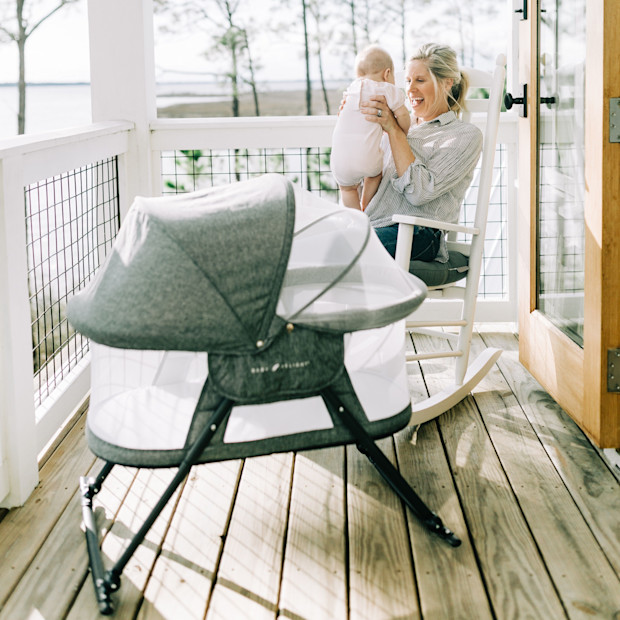 Baby Delight Slumber Deluxe Rocking Bassinet.