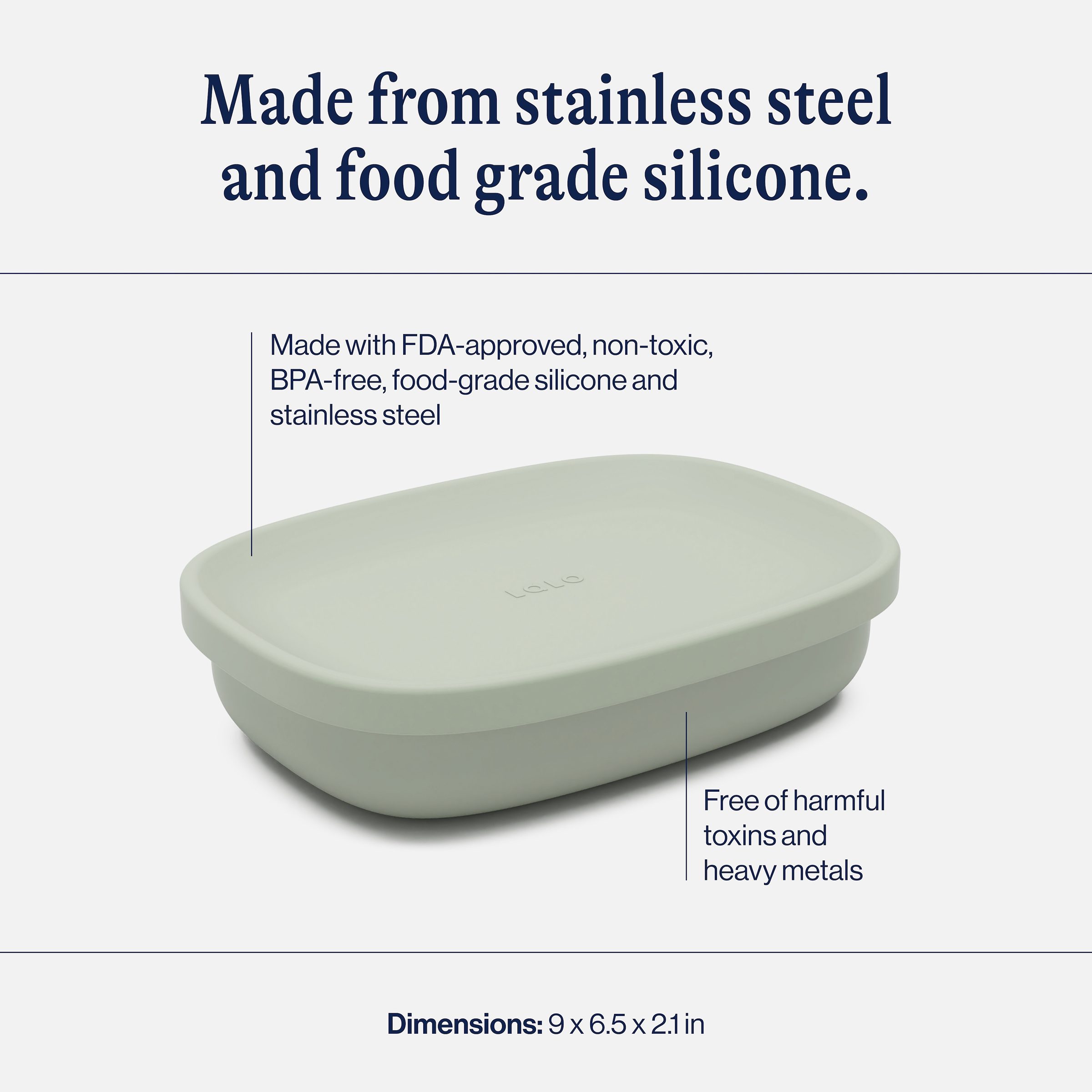 Lalo Bento Box - Sage.