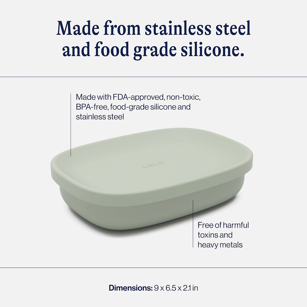 Lalo Bento Box - Sage.