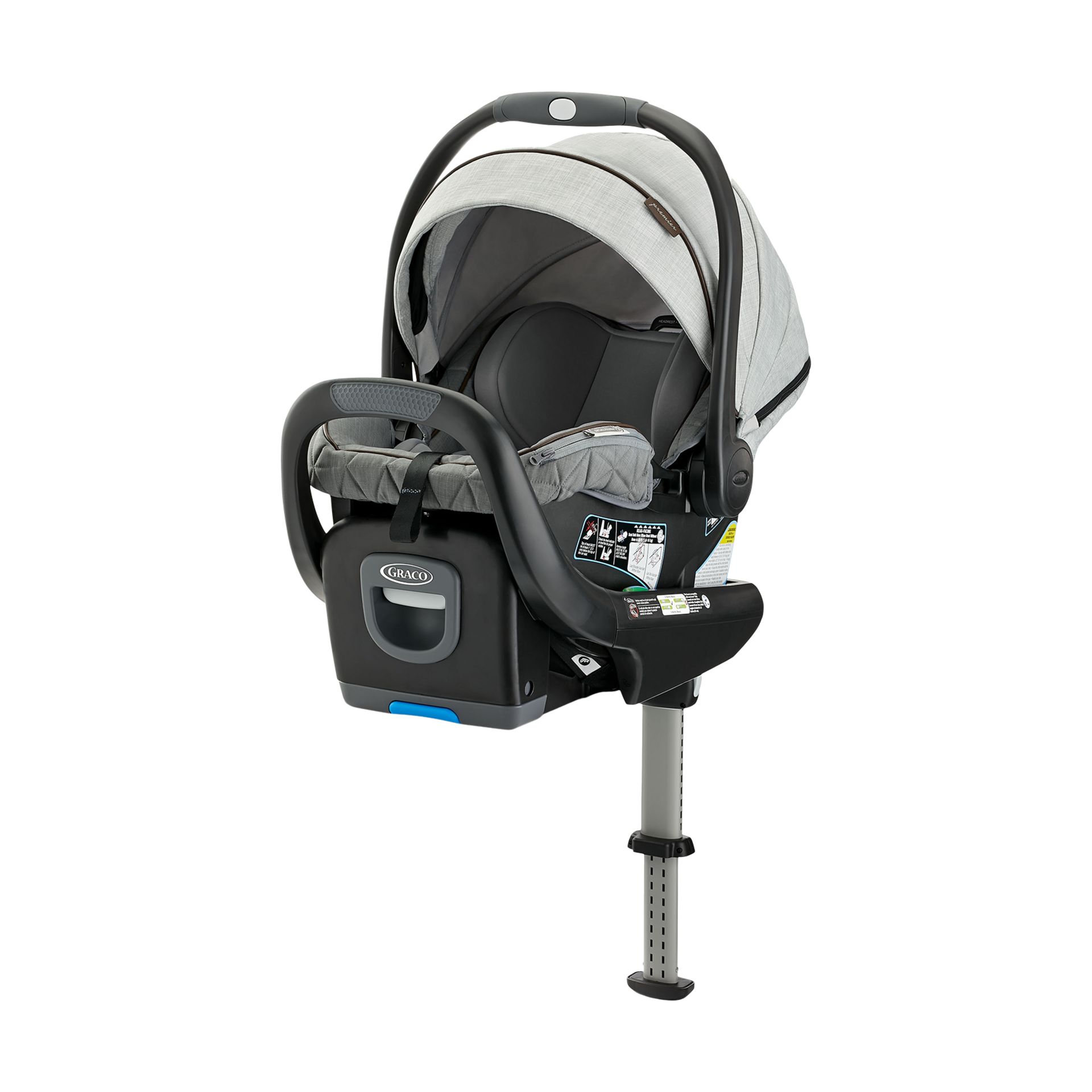 Graco Premier SnugRide SnugFit XT ft. Load Leg Technology.