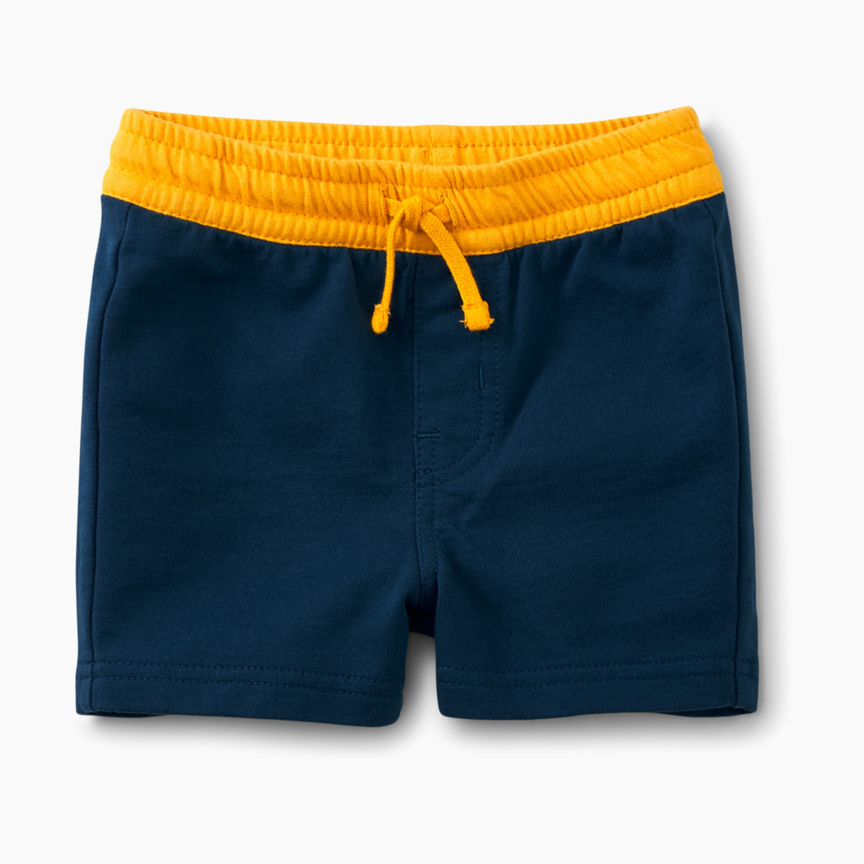 Tea Collection Boardies Surf Baby Shorts - Bedford Blue, 3-6 Months.