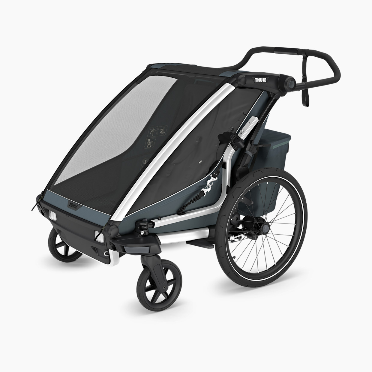 Thule Chariot Cross 2 Double - Dark Slate.