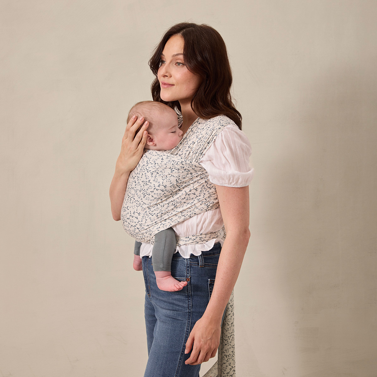 Solly Baby Wrap Carrier - Jardín Azul.