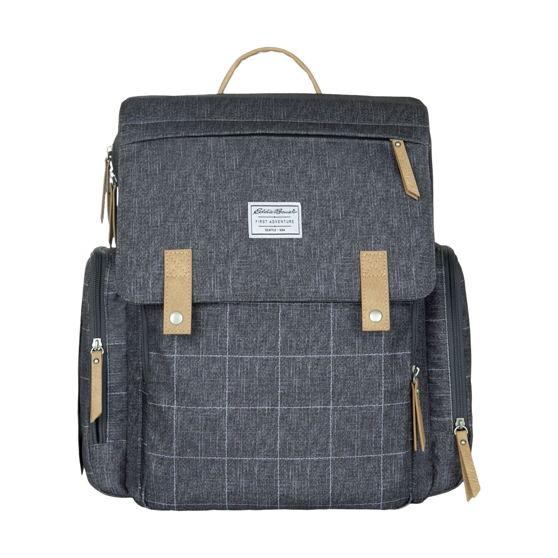 Eddie Bauer Cascade Diaper Bag Backpack Grey Babylist Shop
